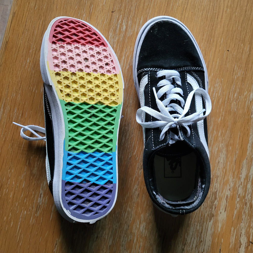Regen bogen Vans SECOND HAND